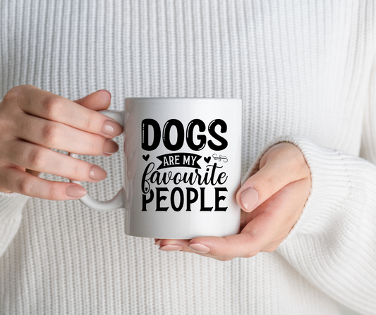 Dogs Are My Favourite People Coffee Mug