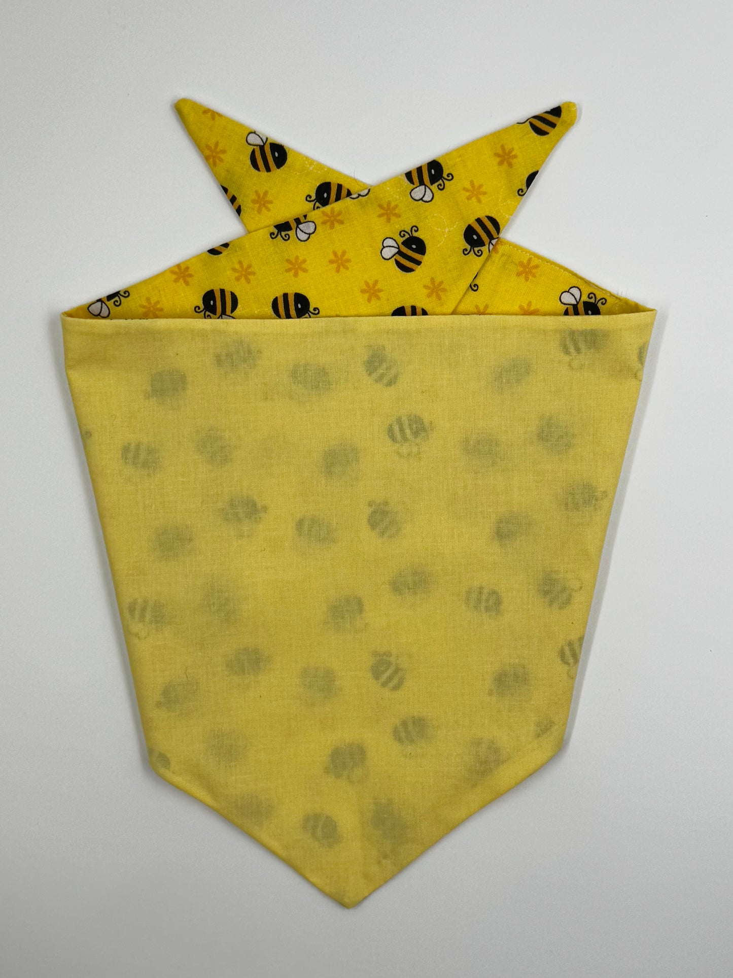 Bee Happy Reversible Dog Bandana