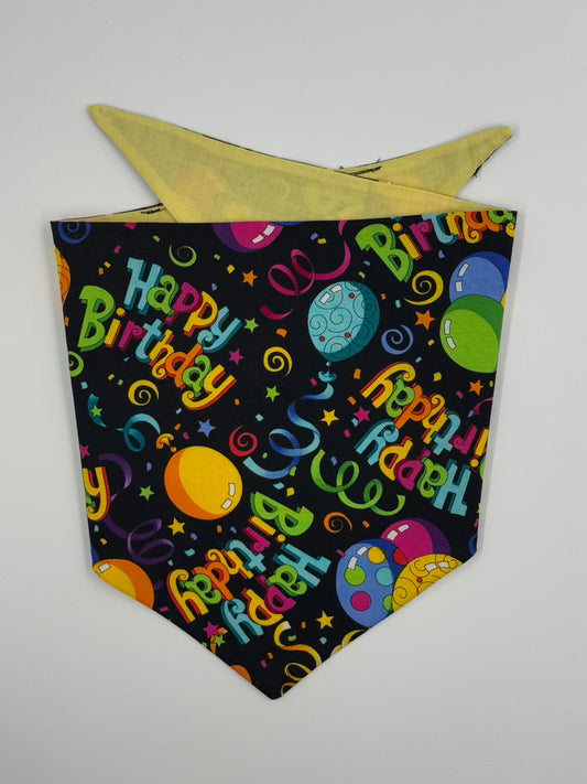 Pawty Time Reversible Dog Bandana