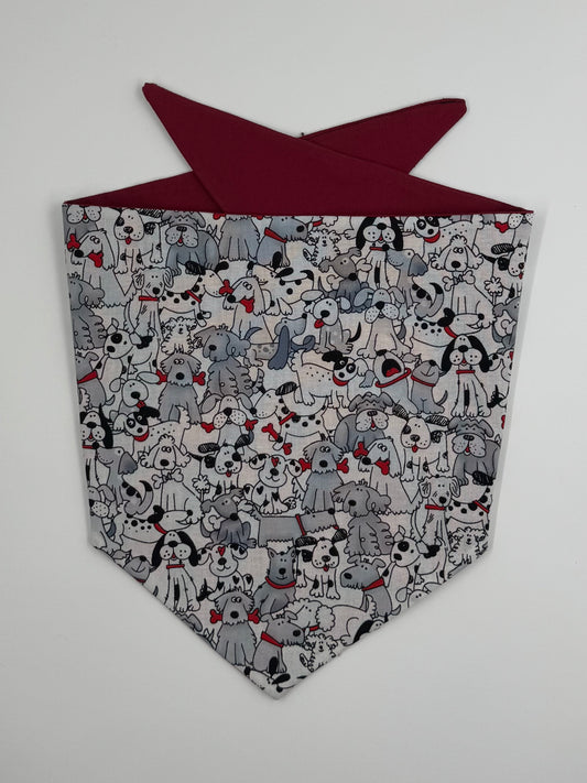 Dog Park Delight Reversible Dog Bandana