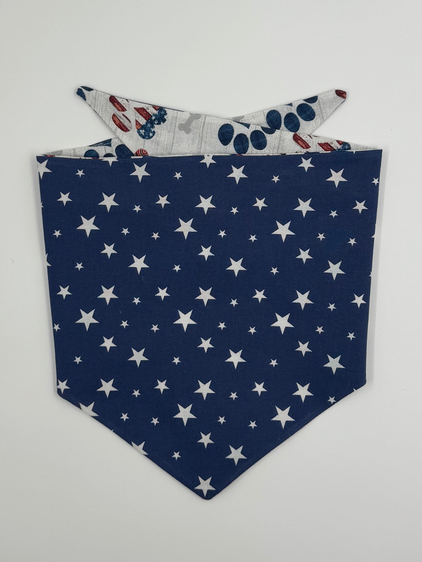 Paw-Triotic Pup Reversible Dog Bandana