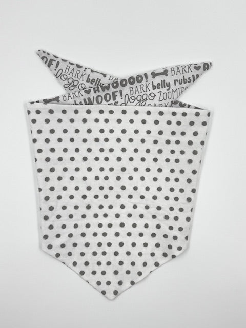 Tail Waggin’ Talk: Reversible Dog-Themed Bandana