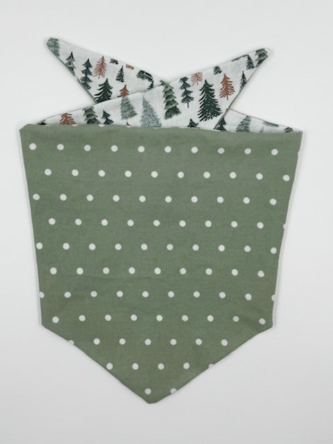 Timber Tails: Reversible Woodland Dog Bandana