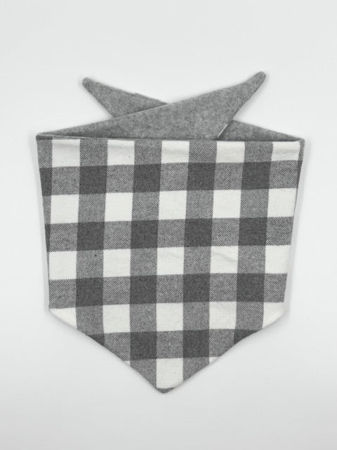 Pawsh Plaid: Reversible Cozy Dog Bandana