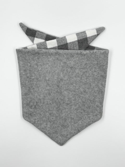 Pawsh Plaid: Reversible Cozy Dog Bandana